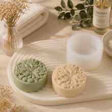 Flower Silicone Soap Mold Luxury Floral Embossed Soap Making Mold DIY Botanical Craft Mold For Handmade Soap Candle Wax Resin Art - Flower Mold - View 5