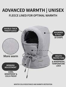 Windproof Balaclava Face Mask - Full Face And Neck Coverage, Cold Protection And Warmth For Skiing, Adjustable Half Face/Full Face, Winter Sports Gear, Suitable For Skiing, Snowboarding, Cycling - Cold Weather Gear, Women's Winter Hat, Ski Mask, Women's Winter Accessories - Multicolor - View 11