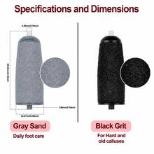 6pcs Electric Foot File Replacement Heads, Dual Grit Callus Removal Refill (Coarse & Fine), Suitable For Dead Skin, Universal Foot Care Tool, Make Feet Smooth - 6pcs - View 8