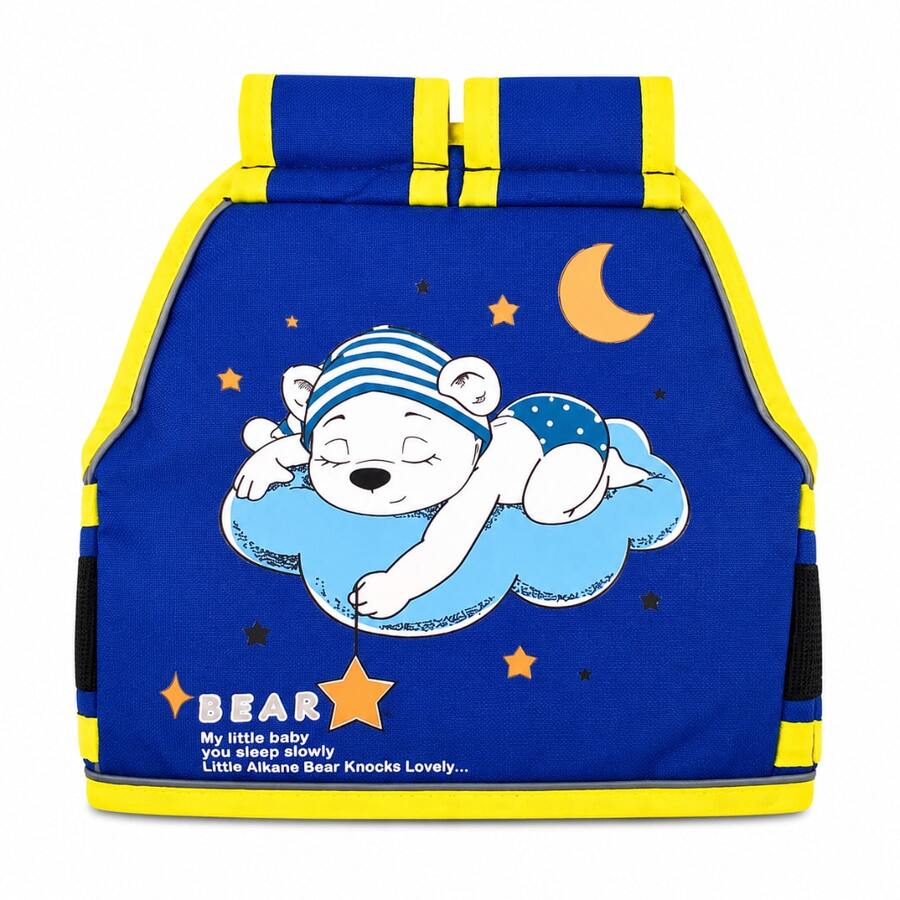 Child Safety Motorcycle Vest With Adjustable Harness - Blue - View 1