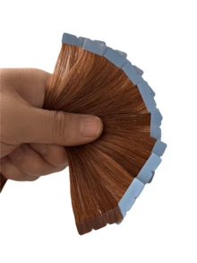 Blonde Mini Tape In Human Hair Extensions 12-24 Inches Seamless Tape Hair On Glue Tape Tabs 10pcs/20pcs/Pack - S33 - View 17