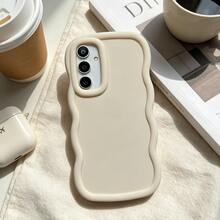 1 buah Casing Ponsel/Penutup Ponsel Warna Putih Polos, Putih Krem, Putih Terang, Lucu, Minimalis, Segar, Kreatif, Sederhana, Tanpa Pola, Retro, Eropa, Amerika, Gaya Lembut untuk Pria dan Wanita, Putih Macaron, Cakupan Penuh, Anti Jatuh, Segar, Berwarna-warni, Bentuk Bergelombang, Gaya Krem, [Versi Internasional Bukan Versi Lokal] Cocok untuk Android/GALAXY/A/S/FE/PLUS/ULTRA/NOTE/POCO/Transsion/HOT/SPARK/POP/SMART/RENO/Honor - MultiWarna - View 6