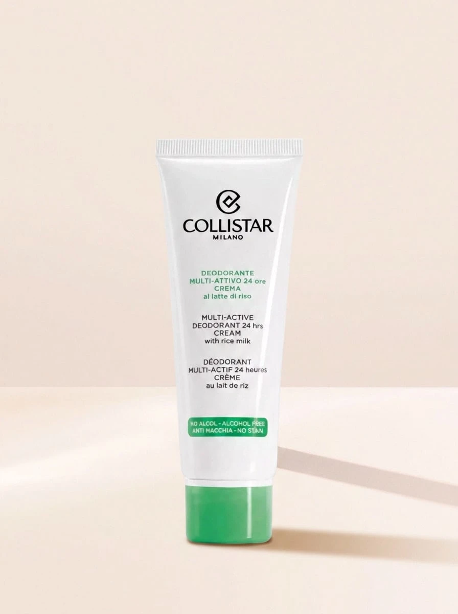 Collistar Multi-Active Deodorant Cream 24 Hrs 75 Ml – Deodorant Cream, 24-Hour Protection, For Sensitive Skin, Rice Milk, Rice Milk, Suitable For Morning Skincare Routine - White - View 1