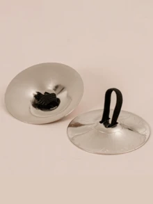 2 Pcs Premium Finger Cymbals Mini Saucers Professional Belly Dance Musical Instrument Dance Accessories - Multicolor - View 11