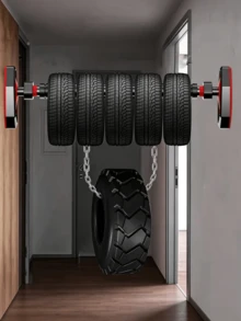 1pc Wall-Mounted Pull Up Bar, Drill-Free Design, With Anti-Slip Rubber Pads, Extendable, Portable And Easy To Install, Home Fitness Equipment Suitable For Door Frames And Walls - Multiple Specifications - View 10