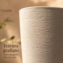 Plant Pot Column Grafiato PP - White - View 5