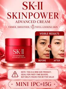 SK-II Big Red Jar Cream, Sample 15g/80g Full Size, Revitalizing Radiance, Reducing Fine Lines, Firming And Moisturizing Skin, Suitable For All Ages And Skin Types - SK2 Big Red Bottle Cream - View 13