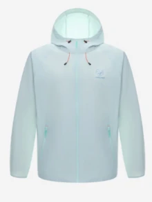 CAMEL CROWN Unisex Summer Raw Yarn Sun Protection Hooded Jacket, UPF100+ Cooling UV Shield Coat For Women & Men - Salt Mist Blue - View 6