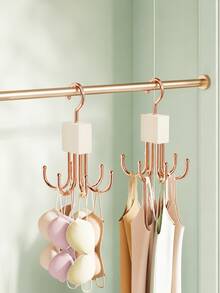 1-6pcs Rotating Belt Rack,Wardrobe Belt Organizer,360° Swivel,Space-Saving,Suitable For Storing Bras,Camisoles,Ties,Scarves,Towels,Wallets And Other Accessories,Applicable For Wardrobe,Bathroom,Kitchen,Essential For Back-To-School Season - Multicolor - View 15