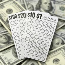 2 Pcs Savings Money Challenge Binder Tracker For $50, $500, $1000 And $5000, Reusable And Long-Lasting Design Cash PVC Page, Easy To Save Money, Budget Planner Cards, A6 Budget Binder Insert For Savings Journey Planner Cash - Multicolor - View 1