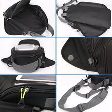 Expandable Motorcycle Storage Backpack, Heavy-Duty Riding Waist Bag And Tank Bag, Waterproof Motorcycle Saddle Bag With Zipper Closure, Durable Long-Distance Riding Travel Gear, Practical Motorcycle Accessories - A - View 4