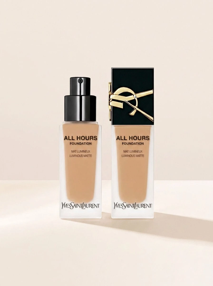 Yves Saint Laurent All Hours Luminous Matte Foundation LC3 25ml – Foundation, Full Coverage, For Women, LC3, Hyaluronic Acid, Suitable For Daily Makeup Routine - LC3 - View 1