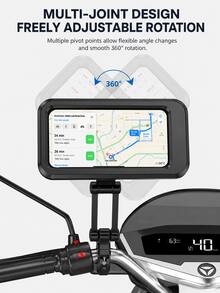 Waterproof Motorcycle Phone Holder Handlebar Mount, Universal Bicycle Phone Bag With Touchscreen, Rainproof Phone Case For GPS Navigation, Cycling Scooter Bicycle Handlebar Phone Holder, Outdoor Cycling Accessories - A - View 7