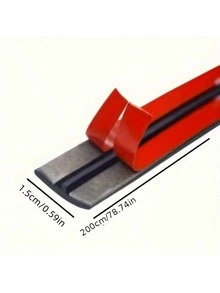1pc Waterproof Rubber Seal Strip, Suitable For Windshield, 74 Inches (Approx. 198 Cm). Rubber Material, Waterproof And Leak-Proof, T-Shaped Seal Strip. Also Suitable For Sunroof And Rear Window. Suitable For Multiple Car Models. Durable Automotive Waterproof Seal Strip, 200 Cm/78.74 Inches (Approx. 76 Cm/208 Cm). Suitable For Most Sedans/SUVs And Other Vehicles. - A - View 14