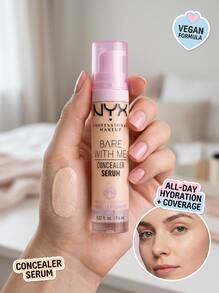 NYX Bare With Me Concealer Serum 02 Light 0.32oz/9.6ml – Concealer, Hydrating, For Dry Skin, 02 Light, Tremella Mushroom, Suitable For Daily Makeup Routine - 02 Light - View 1