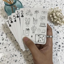 [1 Deck Custom Photo Cards] [1 Deck Custom Photo Playing Cards] 1 Deck Custom Photo Playing Cards - Personalized Matte Finish Table Cards For Family Gatherings, Party Favors, Unique Photo Album Alternative, Christmas Poker Game Gift - Sets - View 3