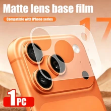 1件相容於手機 17 Pro Max/17 Pro/17 Air 鏡頭底座保護貼，全透明防護、耐刮耐用、易安裝，相機鏡頭保護貼 - 無色 - 查看 3