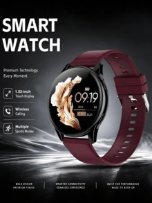 QAGSFLC Fashionable Sports Smart Watch, Women's Watch, Wireless Calling, Calorie, Step Counter, Stopwatch, Sports Mode, Customizable Watch Face, Remote Camera Control, Music Control, USB Charging, Multi-Function Men's Watch - Multicolor - View 4