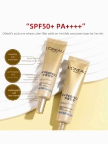 Tabir Surya L'Oreal Paris Gold Tube 15ml Multi-Protection Isolating Lotion Perlindungan Eksternal Perlindungan Internal Tabir Surya SPF50+PA++++ - 15ml*1 botol - View 1