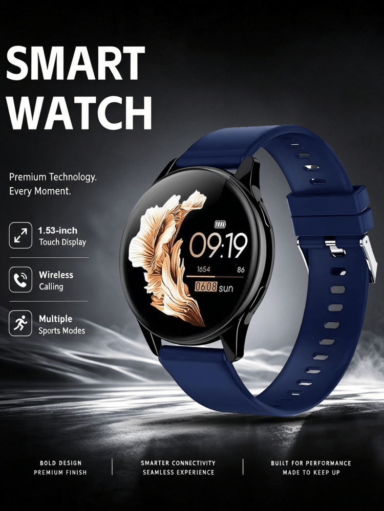 QAGSFLC Jam Tangan Pintar Olahraga Modis, Jam Tangan Wanita, Panggilan Nirkabel, Penghitung Kalori, Penghitung Langkah, Stopwatch, Mode Olahraga, Tampilan Jam yang Dapat Disesuaikan, Kontrol Kamera Jarak Jauh, Kontrol Musik, Pengisian Daya USB, Jam Tangan Pria Multifungsi - MultiWarna - View 13