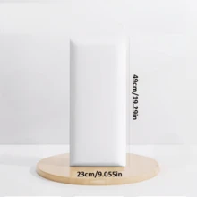 1pc 9.06x19.29 Inch Self-Adhesive 3D Wall Panel, 12mm Thick - Peel And Stick Easy Installation, Cozy Bedroom Headboard Soft Padding, Modern Home Decor, Suitable For Wallpaper And Wall - 1pc - View 14