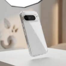 适用于 Pixel 10 Pro XL/10 Pro/10A/9 Pro/9A/8 Pro/8A 的手机保护壳，透明超薄亮面保护套，TPU 软边 + PC 硬质背板，星光闪粉材质，适合女性使用 - 無色 - 查看 24