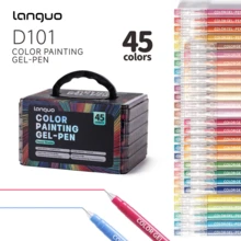 Languo Rilis Baru 6pcs/9pcs Warna Gradasi, 168 Warna, 252 Warna Tas Hadiah, Pena Tulisan Tangan, Stabilo, Mata Pena 0,5mm, Batang Transparan, Cocok untuk Melukis, Menandai, Catatan Siswa, Menggambar, Membuat Buku Panduan, Penggunaan Kantor - MultiWarna - View 45