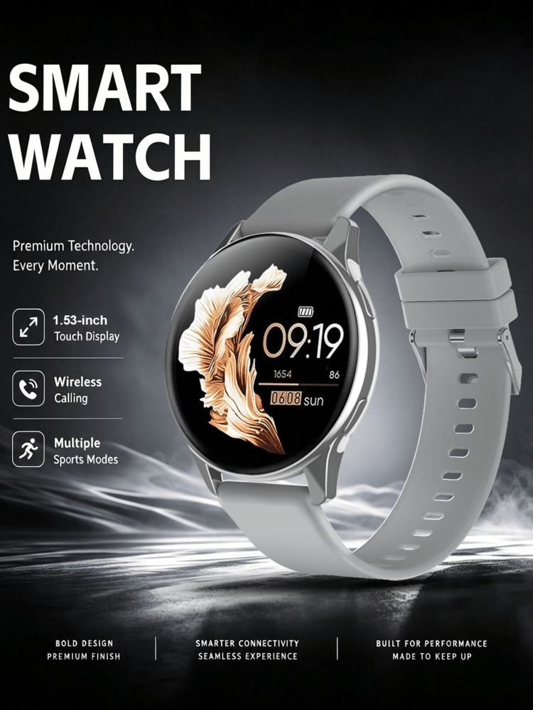 QAGSFLC Jam Tangan Pintar Olahraga Modis, Jam Tangan Wanita, Panggilan Nirkabel, Penghitung Kalori, Penghitung Langkah, Stopwatch, Mode Olahraga, Tampilan Jam yang Dapat Disesuaikan, Kontrol Kamera Jarak Jauh, Kontrol Musik, Pengisian Daya USB, Jam Tangan Pria Multifungsi - MultiWarna - View 8