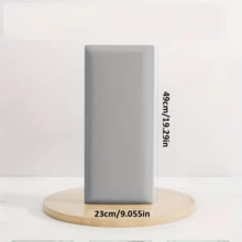1pc 9.06x19.29 Inch Self-Adhesive 3D Wall Panel, 12mm Thick - Peel And Stick Easy Installation, Cozy Bedroom Headboard Soft Padding, Modern Home Decor, Suitable For Wallpaper And Wall - 1pc - View 16