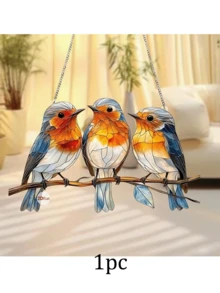 1pc 8" X 8" 2D Acrylic Decorative Hanging Plaque Sun Catcher, Outdoor Garden Supplies, Yard Garden Decor, Suitable For Room, Bedroom, Kitchen, Home, Wall, Wedding, Farmhouse, Garden, Halloween, Autumn, Christmas, Country Style Decoration - Multicolor - View 12