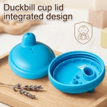 1pc 250ml Anti-Drop Duck Beak Cup, Learning Cup, Clear Scale, Macaron Color, Suitable For Daily Use - Multicolor - View 6