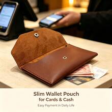 Hot Selling PU Leather Coin Purse Envelopes Wallet Business Modern Waterproof Wallet Coin Purse Rectangular Pouch Change Bag - Banknote Wallet - View 1