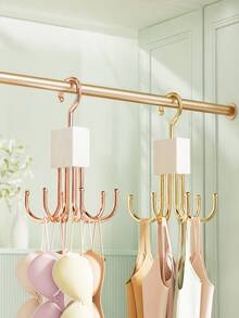 1-6pcs Rotating Belt Rack,Wardrobe Belt Organizer,360° Swivel,Space-Saving,Suitable For Storing Bras,Camisoles,Ties,Scarves,Towels,Wallets And Other Accessories,Applicable For Wardrobe,Bathroom,Kitchen,Essential For Back-To-School Season - Multicolor - View 12