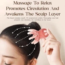 Octopus Head Massage Comb Manual Acupoint Pressure Tool Portable SPA Gua Sha Massage Comb - View 9