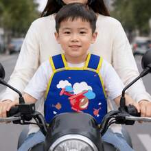 Child Safety Motorcycle Vest With Adjustable Harness - Royal Blue - View 2