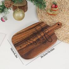 2pcs/1pc Rosewood Handled Cutting Board, Bread Board, Fruit Board - Brown - View 12