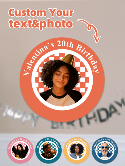 1-120pcs Customized Personalized Photo Round Stickers, PVC Waterproof & Oil-Proof, Suitable For Home Storage Boxes, Closet Storage Baskets, Office File Storage Boxes, Gift Packaging, Commuter Backpacks, Desk Decoration. Suitable For Home Organization Enthusiasts, Office Professionals, Craft Hobbyists, Warehouse Inventory Management Personnel, Gift Packaging Enthusiasts, Suitable For Anniversaries, Housewarming Gifts, Business Gifts, Holiday Gifts