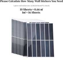 5/10/20pcs Self-Adhesive Peel And Stick 3D Vinyl Wall Tiles, Kitchen Bathroom Wall Splash-Proof Stickers, Blue - Blue Wall Sticker - View 3