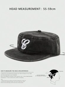 1pc Men's G Letter Embroidered Baseball Cap, Outdoor Sports Trucker Hat, Adjustable Sun Protection Casual Mesh Cap, Suitable For Spring/Autumn Travel, Beach, Party - B - View 6