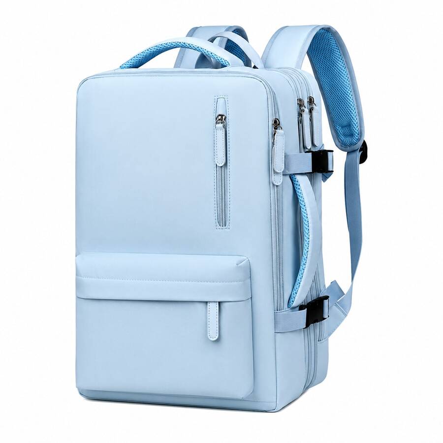 Kynley Travel Tote Backpacks - Baby Blue - View 1