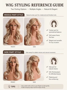 Women's Gold Wig 60s-70s Disco Party Outfit Farrah Fawcett Style Natural Synthetic Full Head Vintage Party Cosplay Halloween Christmas SRT Wig - Linen Gold - View 8