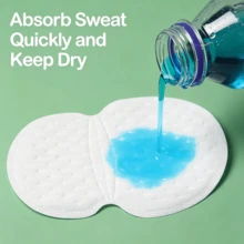 Disposable Underarm Sweat Pads Featuring A Lightweight, Invisible, And Skin-Friendly Edge Design; Breathable And Absorbent. Suitable For Daily Commuting, Outdoor Sports, And Travel-An Essential Item For Both Men And Women Sweat-Absorbing Patch - Multicolor - View 5