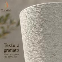Plant Pot Column Grafiato PP - 淺灰色 - 查看 6