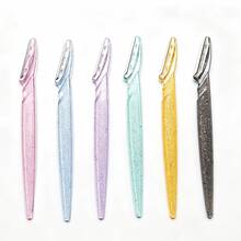 星空色安全刮鬍刀式眉毛修剪器 男女適用 初學者友善 眉毛刮毛器 精準修眉與除毛理容工具 - 升級款 - 查看 7