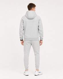 Nike Sportswear Solid Color Logo Hoodie Jacket Men's Dark Gray - 灰色 - 查看 6