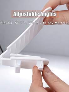 8pcs Adjustable Invisible Bed Sheet Clips, No-Drill Bed Sheet Fasteners, Anti-Slip Anti-Wrinkle Bedding Fixer For Bedroom - 8 Pcs - View 3