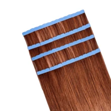Blonde Mini Tape In Human Hair Extensions 12-24 Inches Seamless Tape Hair On Glue Tape Tabs 10pcs/20pcs/Pack - S33 - View 16