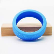 4pcs/1pc Silicone Luggage Wheel Protective Covers, Silent Shock-Absorbing Universal Wheel Caps, Sports Travel Accessories Easy Installation Diameter 5cm - Multicolor - View 16
