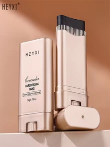 HEYXI 1件裝 3色染髮棒 緊急染髮梳 染髮膏 髮色遮瑕棒 防水抗汗持久髮根補色棒 易清潔旋轉設計 快速遮蓋白髮 適合成年男女的理想禮物 染髮工具 補色棒 染髮 染髮膏 髮際線填補 - 彩色 - 查看 7