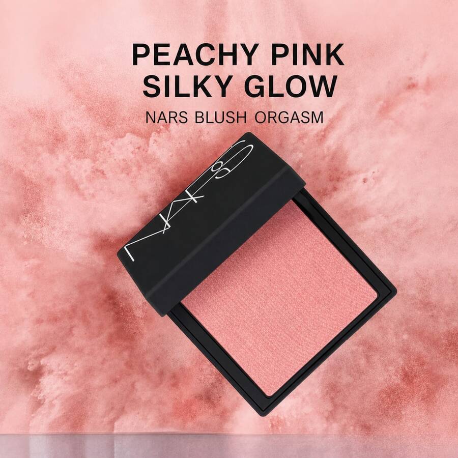 NARS Orgasm Mini Blush de Viagem, Cor de Bochecha Rosa Pêssego Cintilante 2,5g - Orgasm - Visão 1